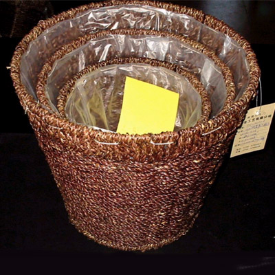 Wire & Rope Basket (Set x 3)